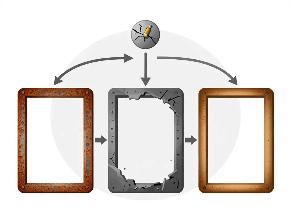 corrosion berceau diagramme inspection réparation