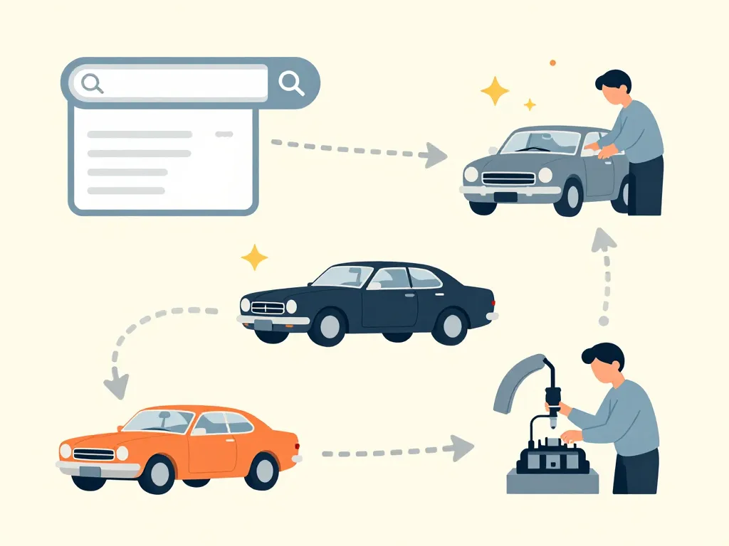 diagramme eagle voiture recherche et vérifications