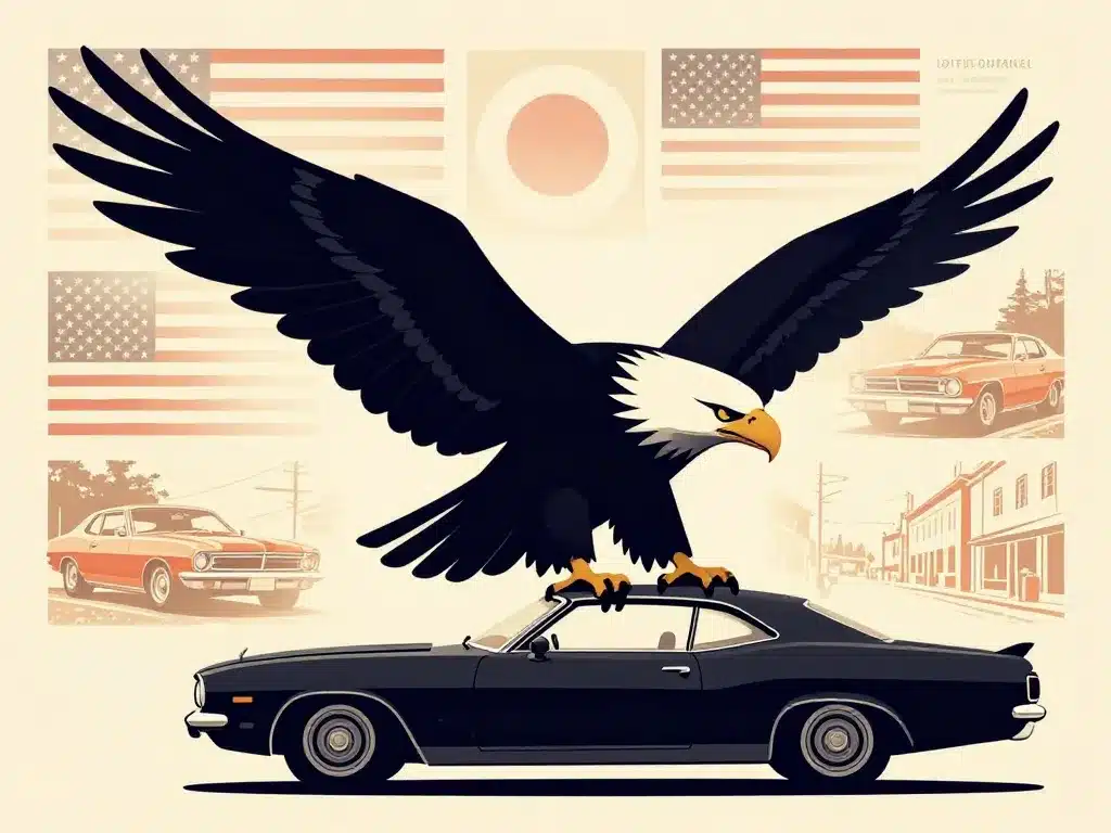 illustration eagle voiture évolution et influences