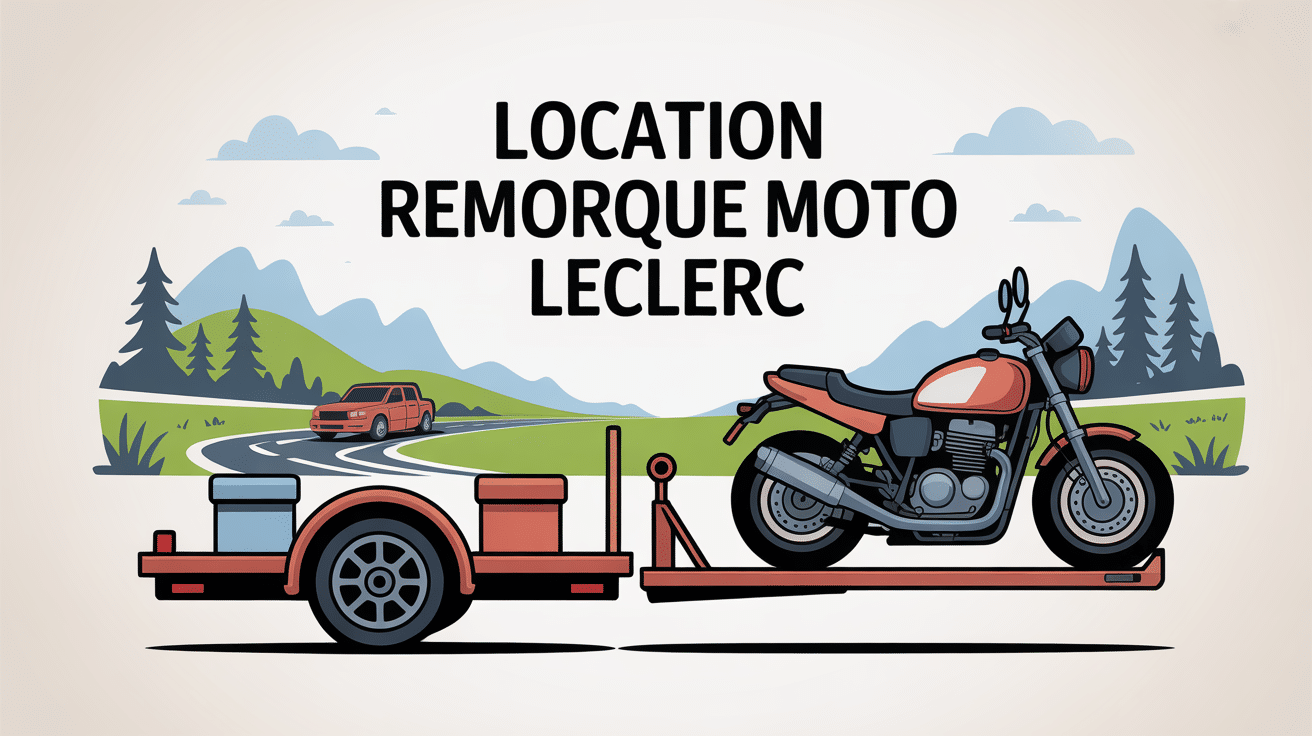 location remorque moto leclerc remorque polyvalente sécurisé