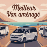 meilleur van aménagé différents styles véhicules route stylisée