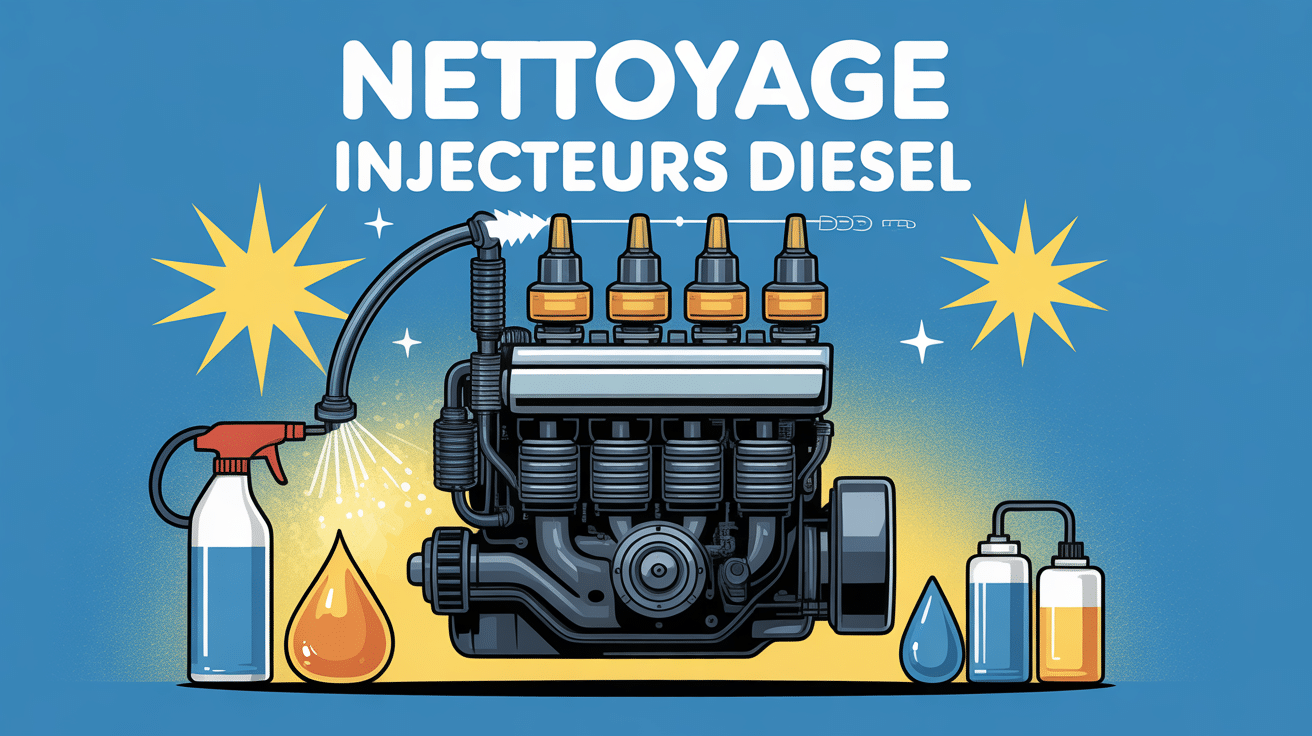 nettoyer les injecteurs diesel illustration moteur et injecteurs