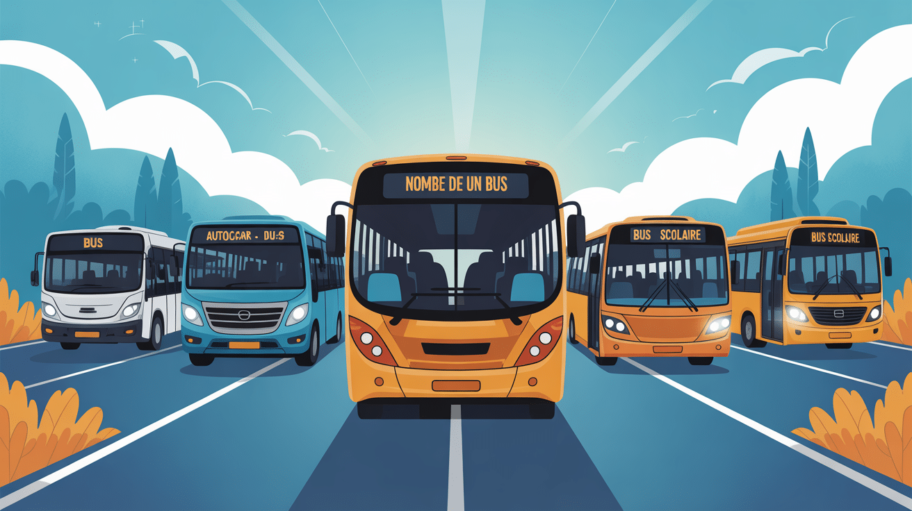 illustration choix bus groupe nombre de place dans un bus