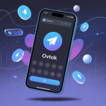 ovtok illustration smartphone trading crypto