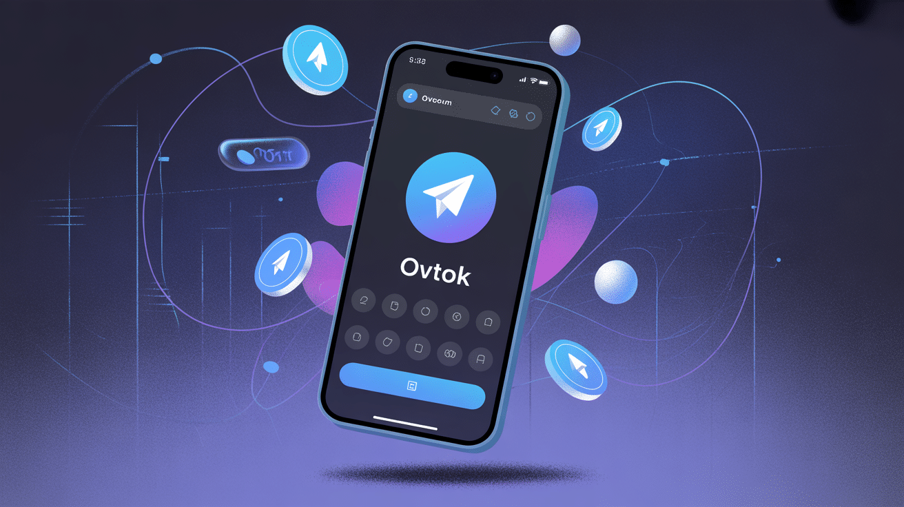 ovtok illustration smartphone trading crypto