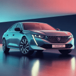peugeot 608 illustration berline mythe réalité