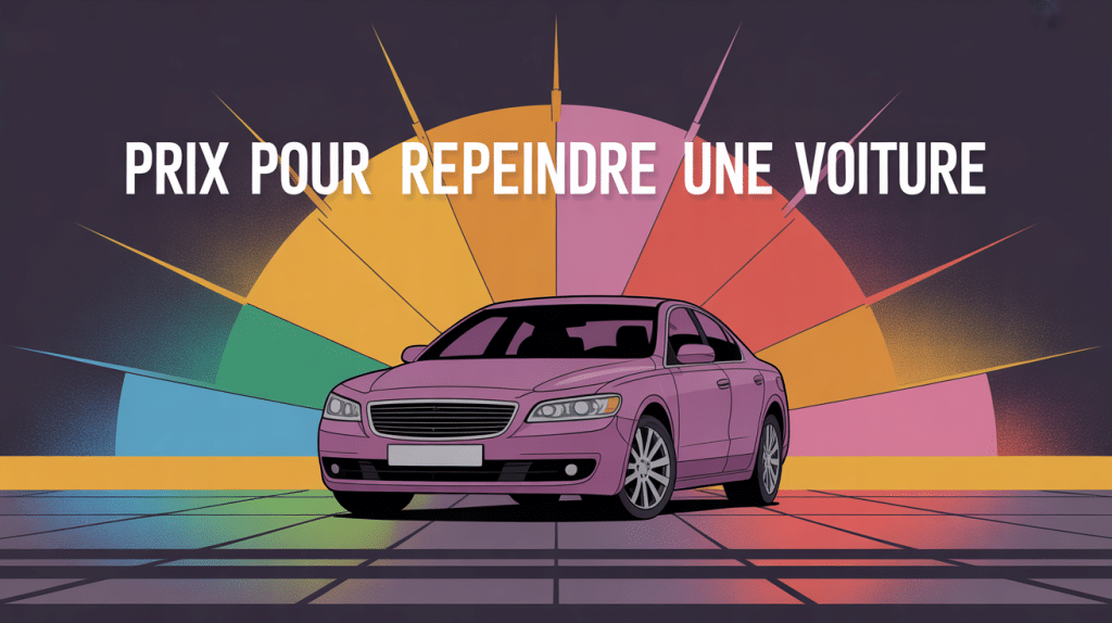 illustration moderne prix pour repeindre voiture
