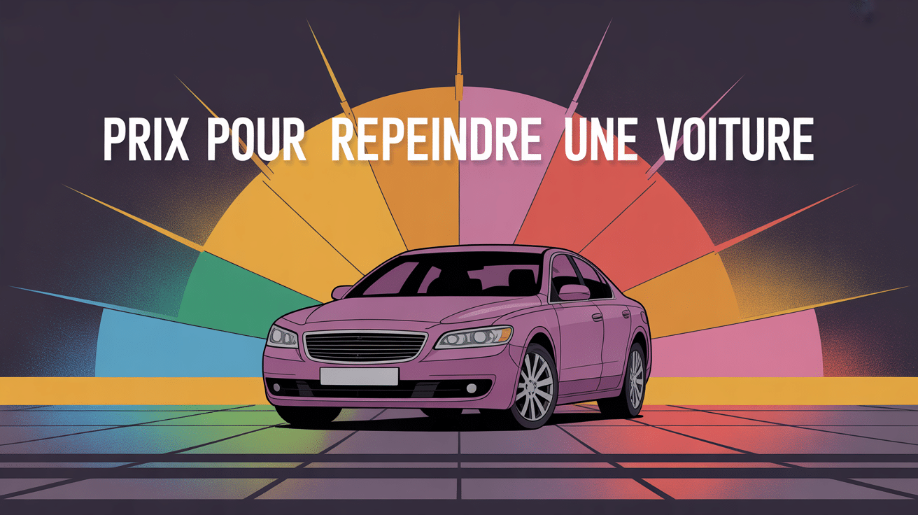 illustration moderne prix pour repeindre voiture