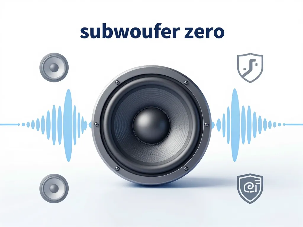 diagramme explicatif subwoofer zero grave sans distorsion