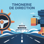 timonerie de direction illustration voiture et bateau