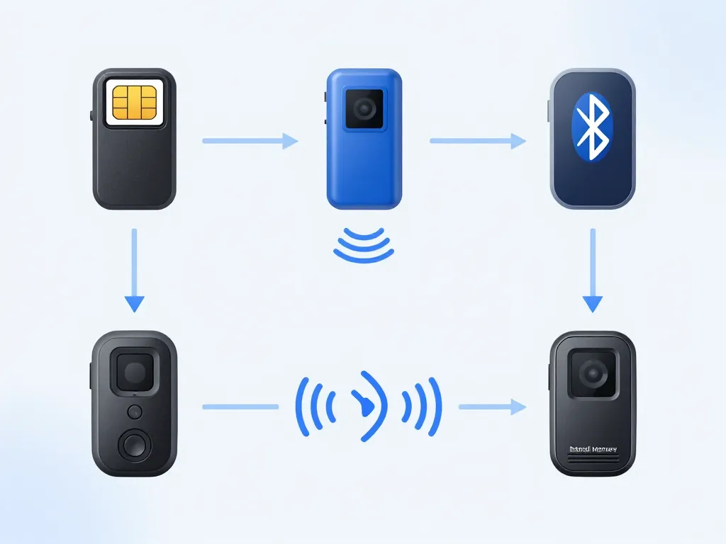 Diagramme des fonctionnements traceur gps sans abonnement sans carte sim
