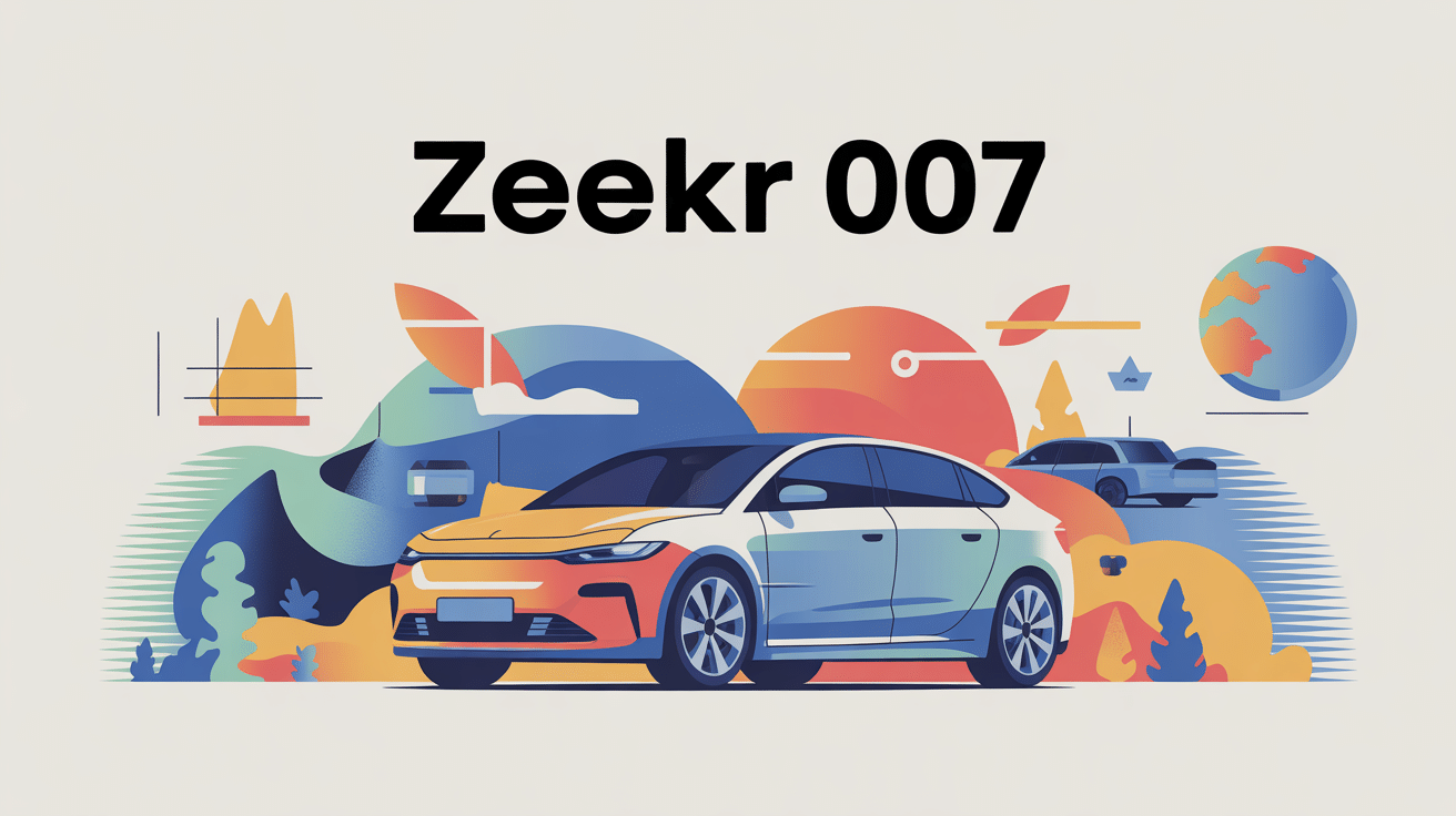 zeekr 007 prix illustration berline électrique équipements