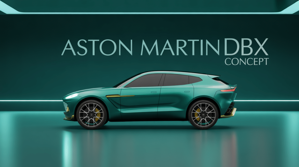 Aston Martin DBX Concept profil élégant SUV de luxe