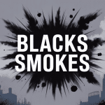 illustration blacks smokes silhouettes sombre mode et fumée noire