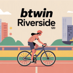 illustration vélo tout chemin btwin riverside 120 débutant