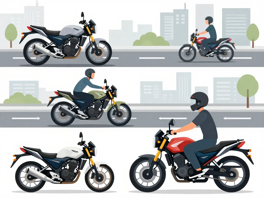 cb125rs diagramme confort et efficacité