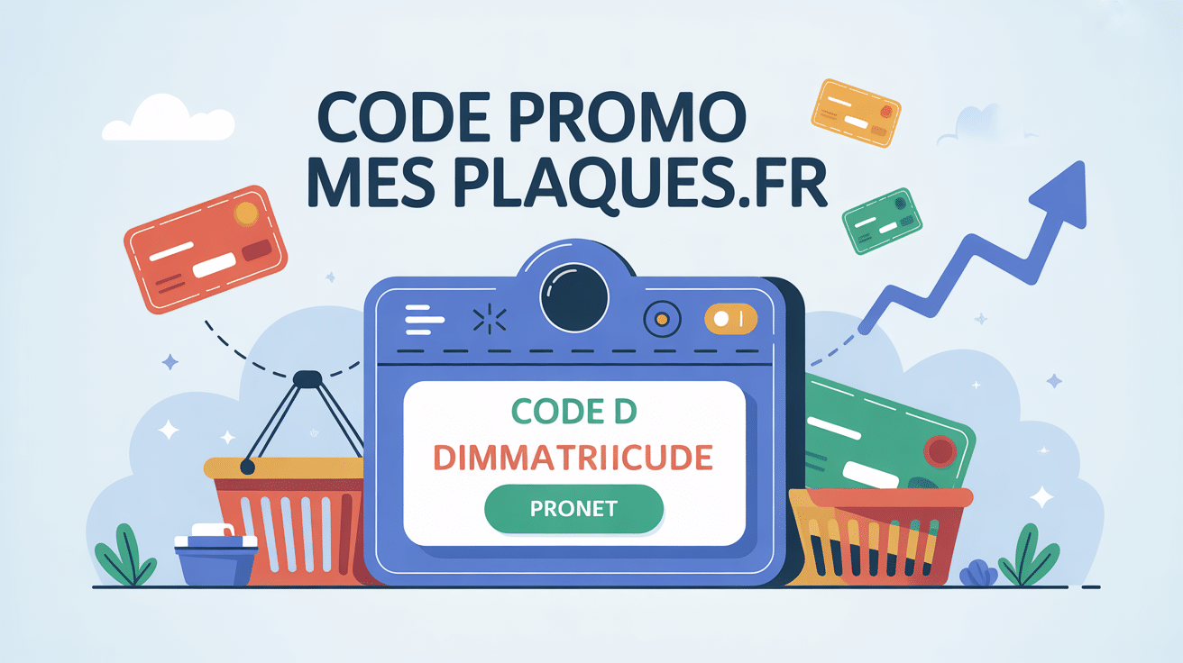 Illustration économies code promo mes plaques.fr