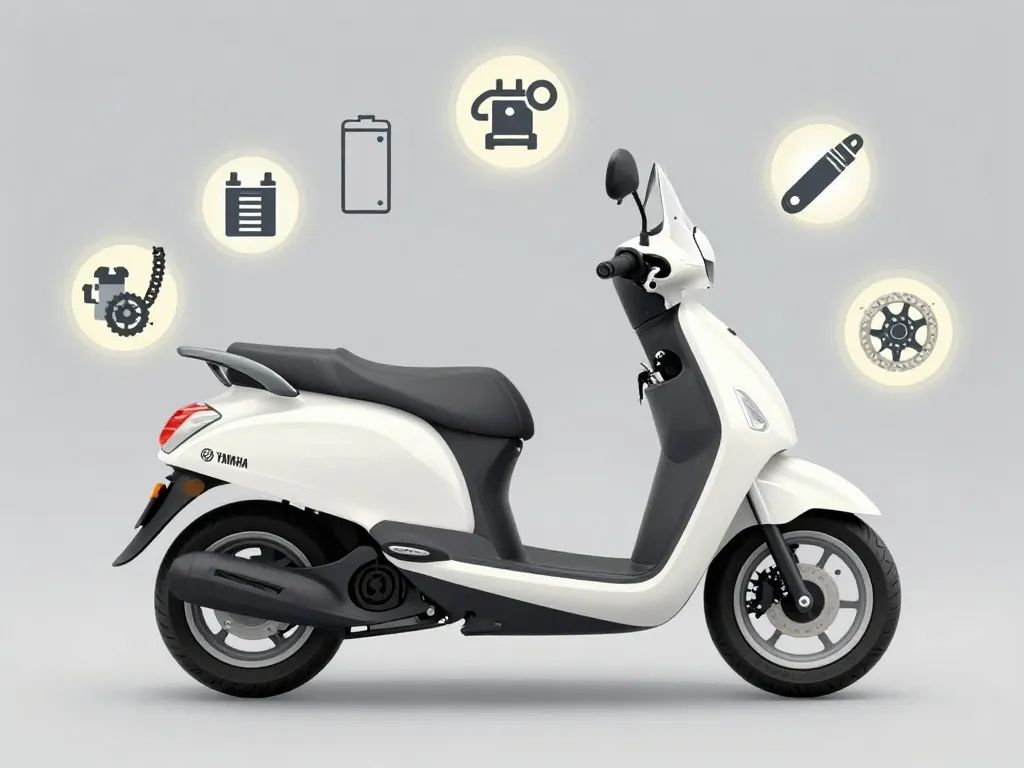 diagramme fiabilité entretien 50 scooter yamaha