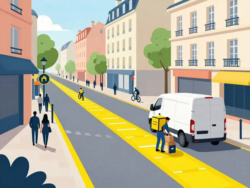 illustration fonctionnement place livraison paris utilitaires
