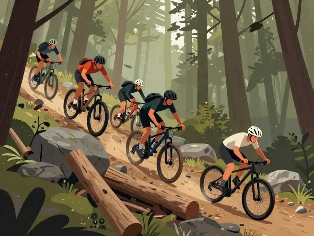 hrd enduro pilotes franchissement obstacles