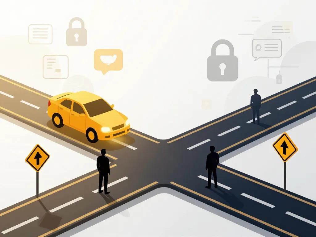 jeux concours voiture routes opportunité risque métaphore