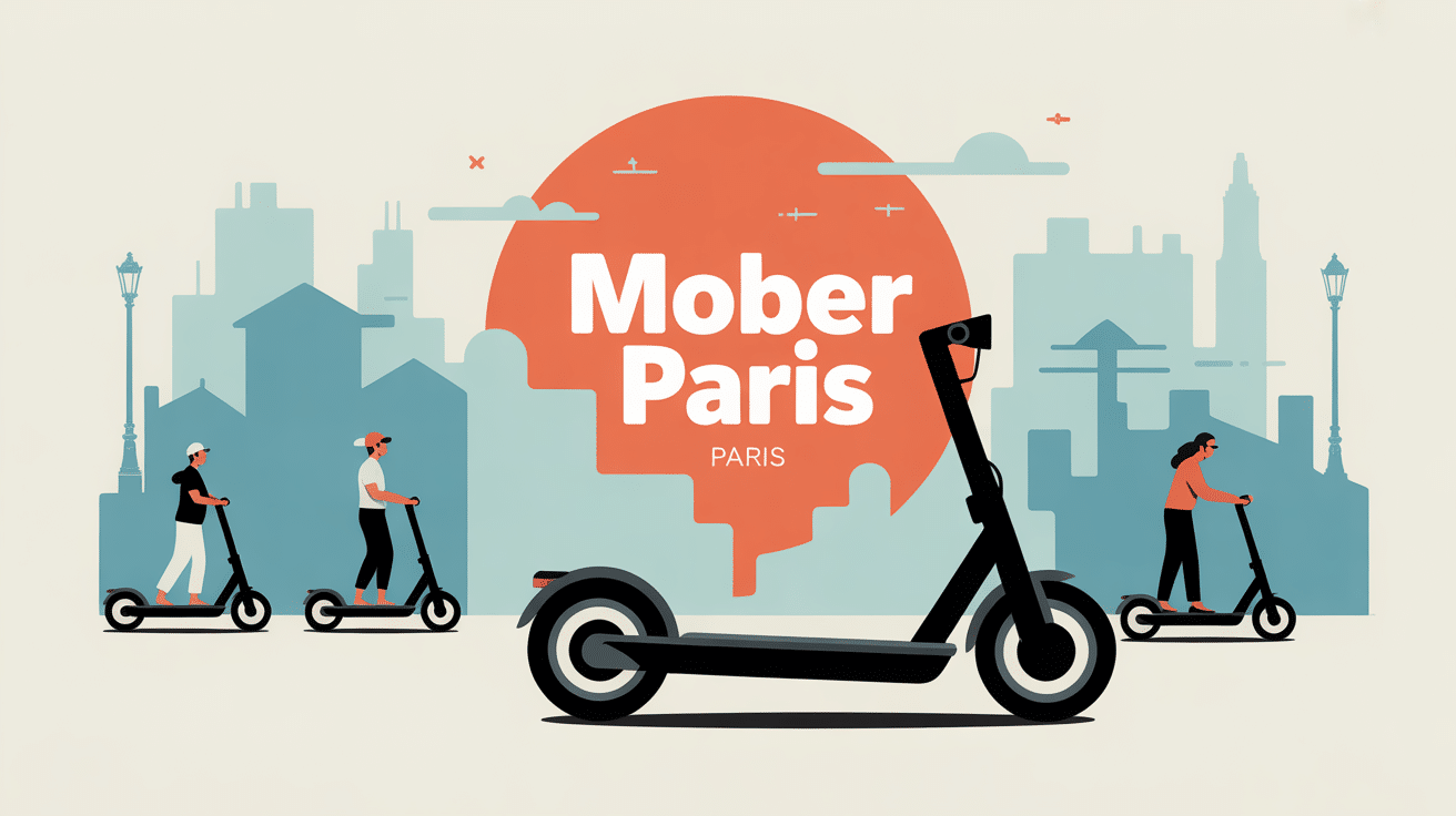 mober paris scooter électrique urbain