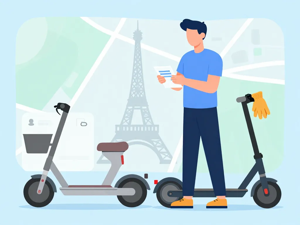 mober paris préparation documents scooter