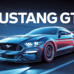 Ford Mustang GTD stylisée technologie supercar