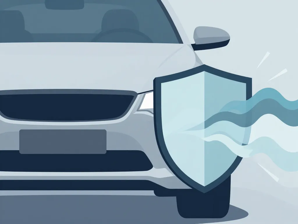 symbolique pare choc avant protection voiture