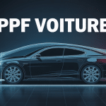 illustration ppf voiture film protection carrosserie