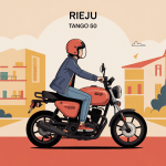 rieju tango 50 moto polyvalente vue urbaine et campagne