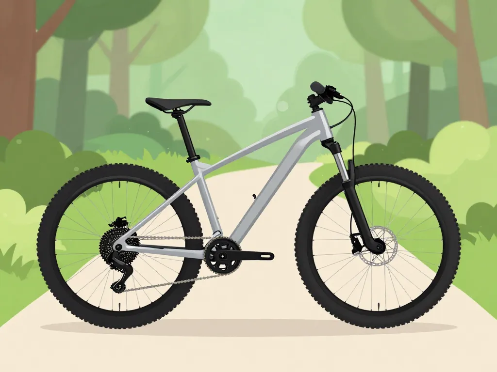 rockrider 6.3 vtt vue latérale forêt