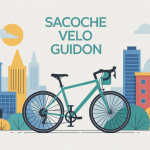 sacoche velo guidon moderne sur guidon