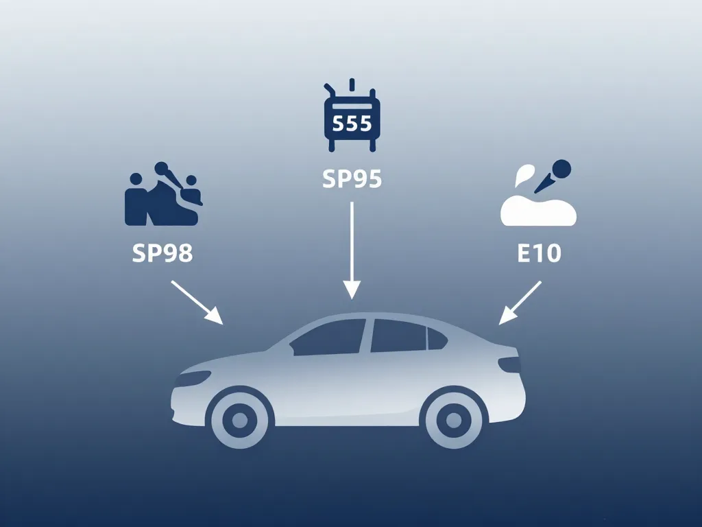 Diagramme choix carburant SP98 pour voiture