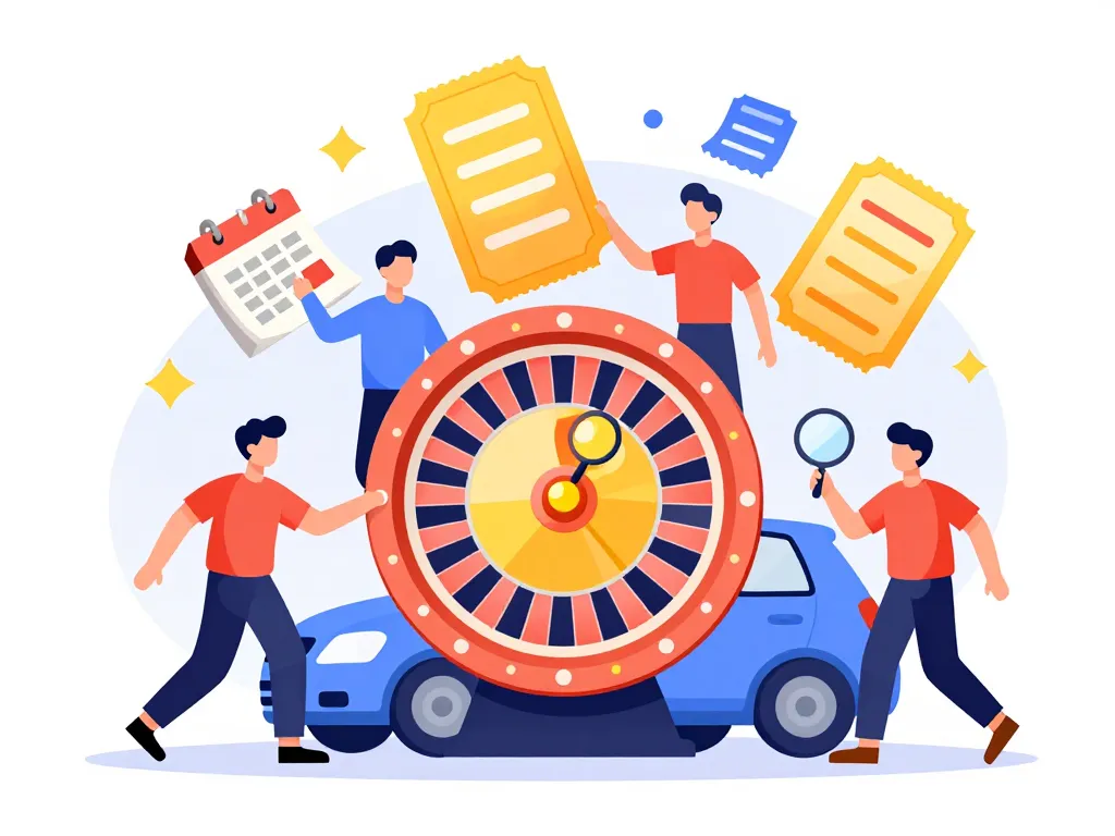 jeux concours voiture astuces tickets voiture scène dynamique