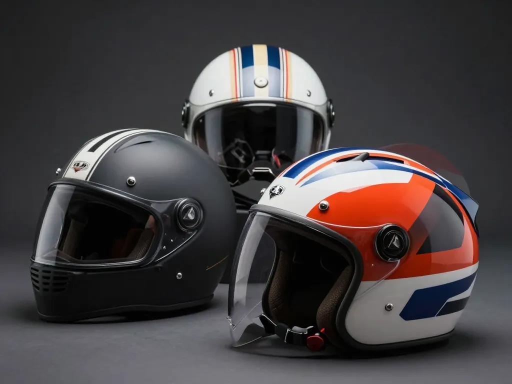 casque moto custom personnalisé design
