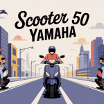 illustration univers 50 scooter yamaha neo's aerox dynamique