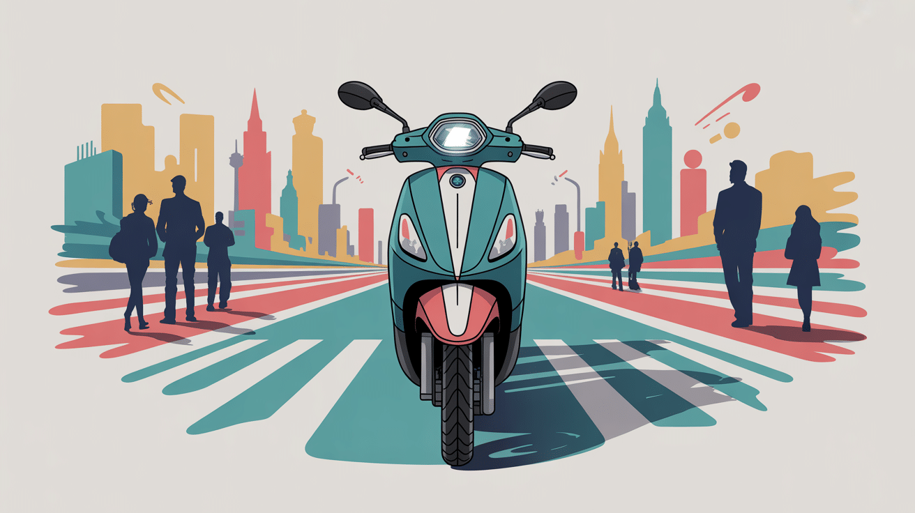 illustration zip 4 temps ambiance ville