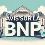 illustration avis sur la BNP entre agence bancaire et application mobile