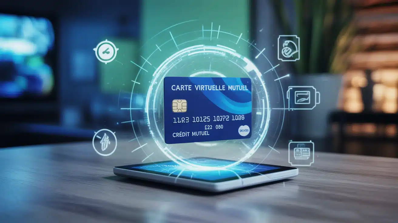 carte virtuelle Crédit Mutuel sécurisant les paiements en ligne