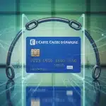Illustration e-Carte Caisse d Épargne sécurisant paiement en ligne