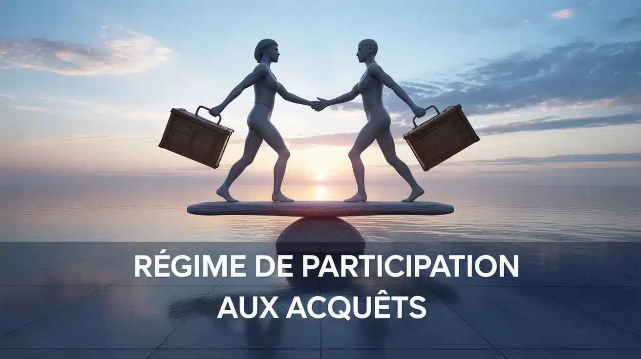illustration régime de participation aux acquêts équilibre conjugal
