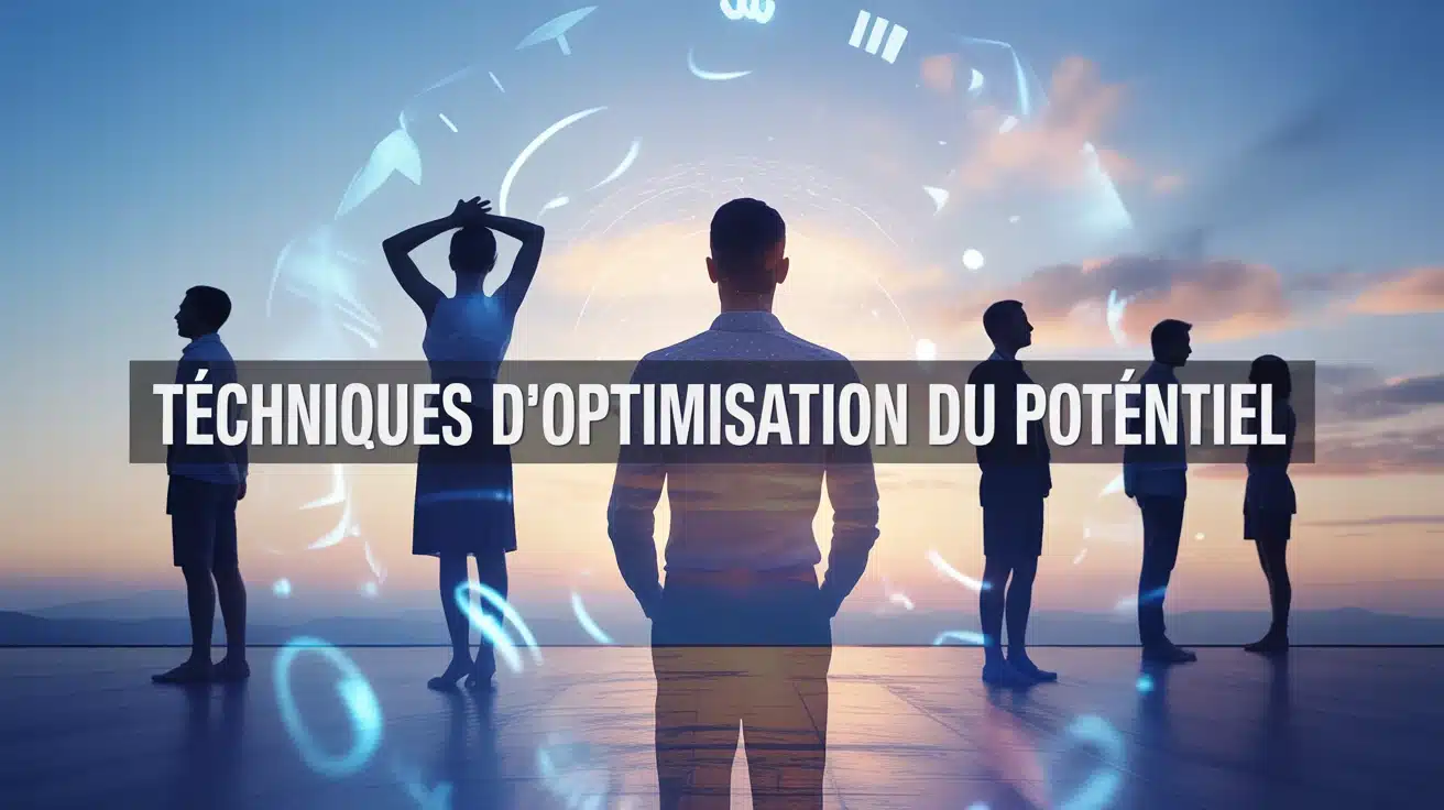 Illustration vectorielle techniques d optimisation du potentiel gestion mentale