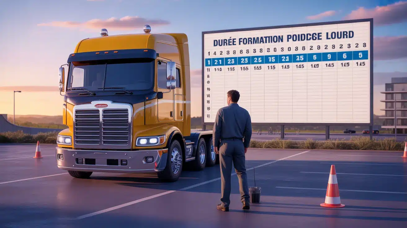 durée formation permis c + fimo conducteur poids lourd