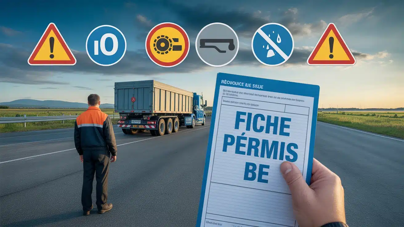 fiche permis be conducteur remorque parking