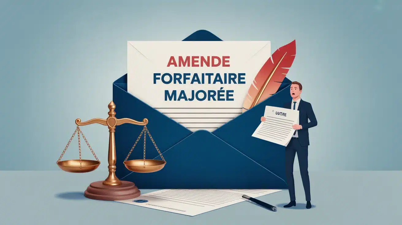modèle lettre contestation amende majorée jamais reçue image