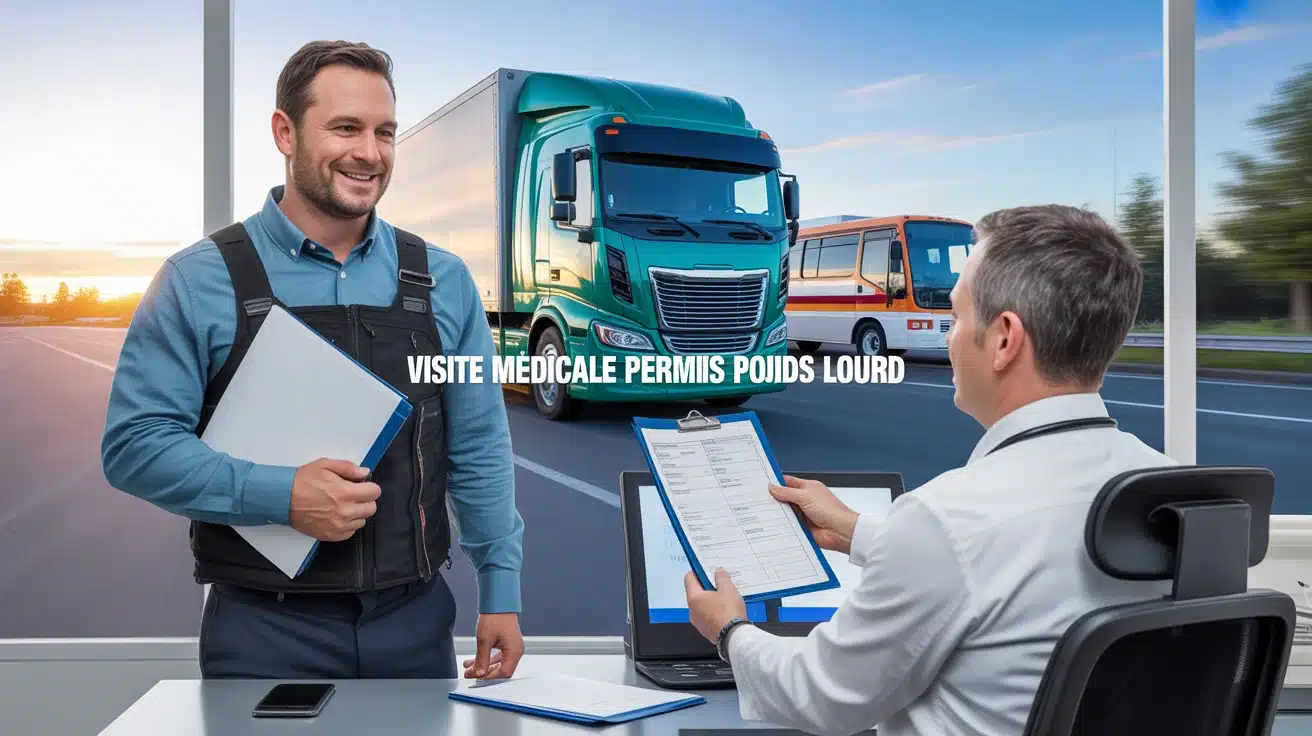 visite médicale permis poids lourd chauffeur médecin