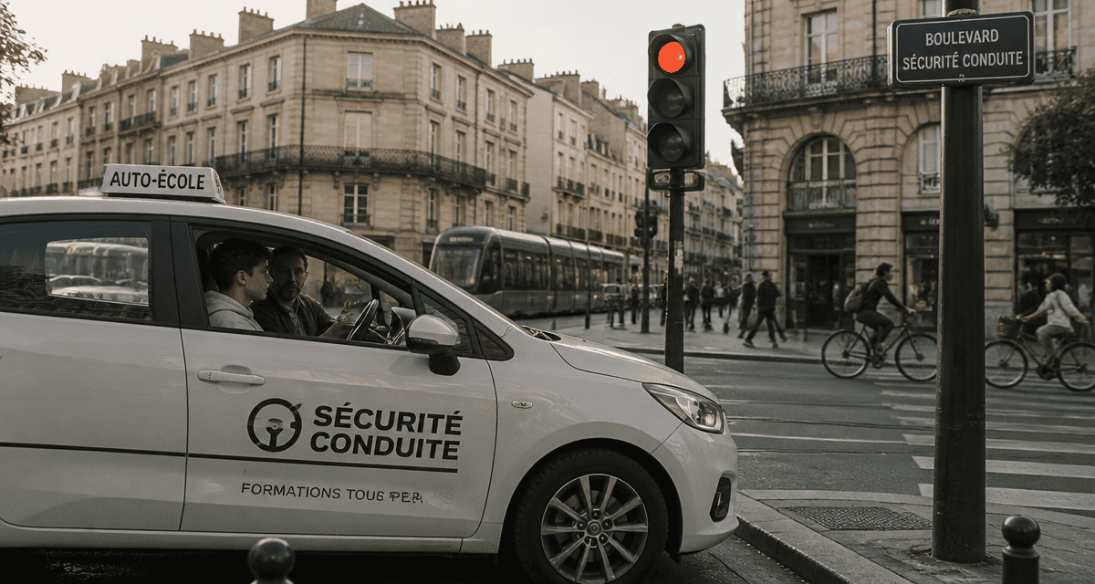 auto ecole sécurité conduite bordeaux voiture moniteur
