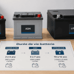 Durée de vie batterie voiture, types et infographie