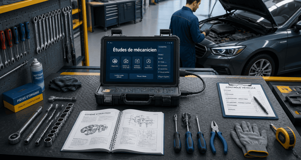 etude mecanicien valise diagnostic outils